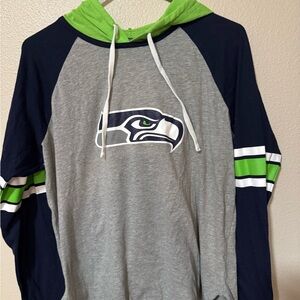 NFL Long Sleeve Tee - Gray, Navy, and Green